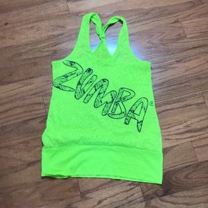 Zumba bubble tank top